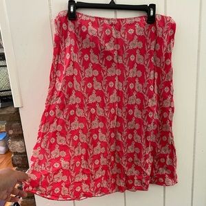 100% silk GAP skirt